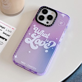 Casetify เคสโทรศัพท์มือถือแบบนิ่ม ลาย TWICE สําหรับ iPhone 14 13 12 11 Pro MAX IX XS MAX XR i6 6s i7 8 Plus