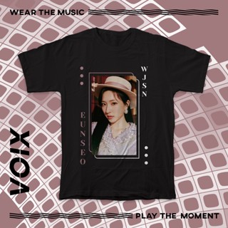 ย้อนยุคเสื้อยืด พิมพ์ลาย Kpop WJSN "Wonderland" Dawon Eunseo Yeoreum Dayoung YeonjungS-5XL