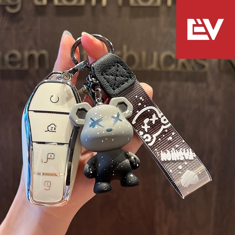 สําหรับ [ATTO 3] [Dolphin] [ซีล] [ซีล 6] [ซีล 7] [M6(eMax7)] [M9(eMax9)] [นกนางนวล] ปลอกกุญแจ Cute Starry Sky Texture