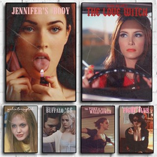 Jennifers Body Lana Del Rey โปสเตอร์ภาพยนตร์ กระดาษคราฟท์ 80S สไตล์วินเทจย้อนยุค สําหรับตกแต่งผนังบ้าน ห้องนั่งเล่น