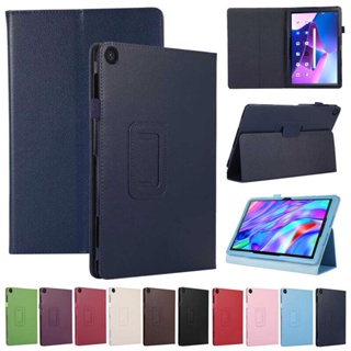 เคสแท็บเล็ตหนัง ฝาพับ พร้อมขาตั้ง สําหรับ Lenovo Tab M10 3rd Gen TB328FU TB328XU 10.1 นิ้ว