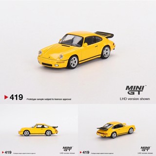 โมเดลรถยนต์ แครอสจิ๋ว 1:64 911 CTR 1987 สีเหลือง ของเล่นสะสม สําหรับเด็ก 419