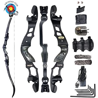 【Archery Beginner Kit】คันธนูโค้ง TBOW 62 นิ้ว ILF พร้อมแขนขากอร์ดอน 30-60Lbs สําหรับนักกีฬา