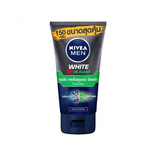 Nivea นีเวีย เมน ไบรท์ ออยล์ เคลียร์ เฟช มัด โฟม 150 กรัม โฟมล้างหน้า ผิวมัน สิว ลดสิว