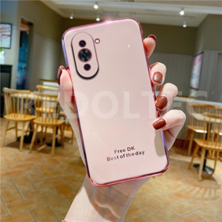 เคส Huawei Nova 10 Pro 10 10SE Y61 การป้องกันเลนส์รูปแบบใหม่ 6D ชุบซิลิโคนเคสโทรศัพท์แบบนิ่ม