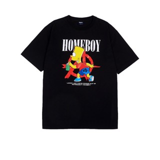 ผ้าฝ้ายแท้Homeboy HB.SIMPSON เสื้อยืดโอเวอร์ไซส์S-3XL_02