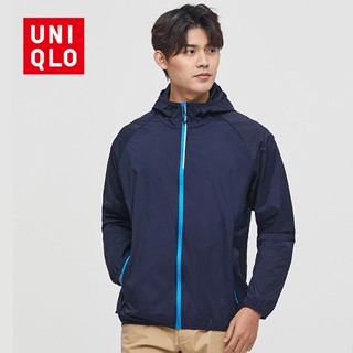 Uniqlo ใหม่ เสื้อกันฝน กันน้ํา กันลม UPF40 UPF40 สําหรับผู้ชาย เหมาะกับการเล่นกีฬา ตั้งแคมป์ 2023