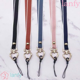 Lanfy สายคล้องโทรศัพท์มือถือ เชือกเส้นเล็ก ของขวัญสําหรับผู้หญิง ผู้ชาย อุปกรณ์เสริมโทรศัพท์มือถือ พวงกุญแจ สายคล้องคอ