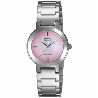 นาฬิกา คาสิโอ รุ่นลูกแก้ว LTP-1191A-4C สีชมพู casio watch