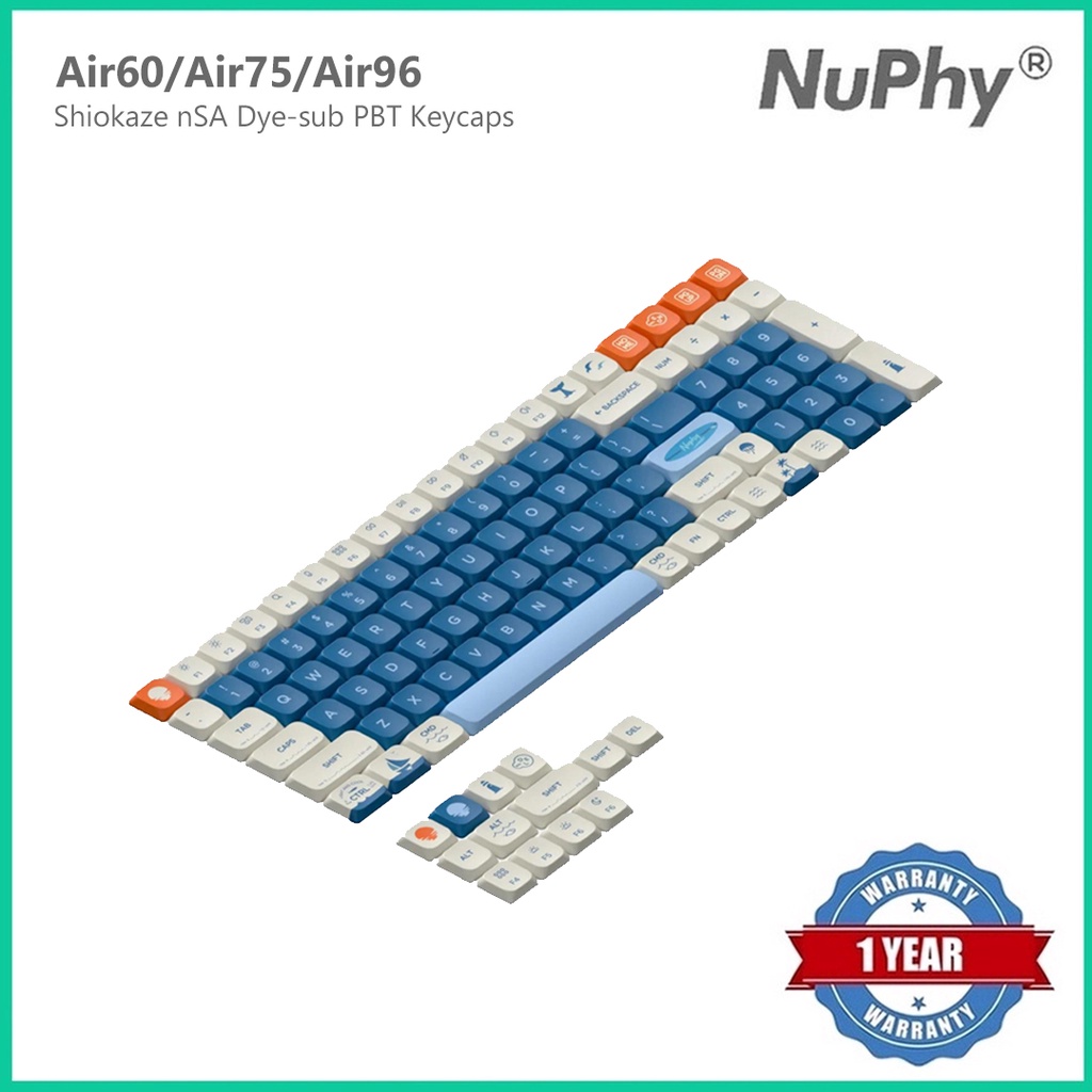 NuPhy Shiozaze nSA ปุ่มกด PBT Dye-sub