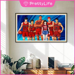 【PL】ภาพวาดปักเพชร ลายอนิเมะ SLAM DUNK 5D ขนาด 30x50 ซม. 40x70 ซม. DIY สําหรับตกแต่งบ้าน ของขวัญเพื่อน