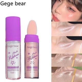 Gege Bear แป้งฝุ่น ไฮกลอส สามมิติ น้ําหนักเบา เพิ่มความกระจ่างใส