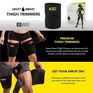 เข็มขัดรัดต้นขา ผ้ารัดต้นขา ลดการปวดเมื่อย Sweet Sweat Thigh Trlmmer Belt รุ่น SweetSweat-