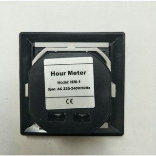 Hour Meter HM-1 AC220-240V/50Hz Spec:0-99,999.99h สินค้าในไทยพร้อมส่ง