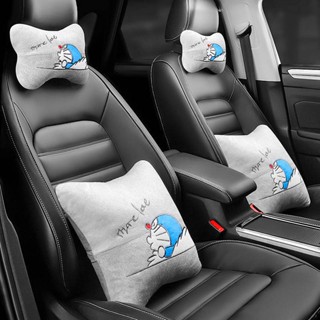 Automotive Headrest Neck Pillow Neck Pillow Lumbar Pillow (Car) Pillow and Cushion Cartoon Seat Back Cushion X2E9