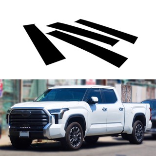 【TokTik Hot Style】ฝาครอบเสาประตูหน้าต่าง PC คุณภาพสูง สําหรับ Toyota Tundra XK70 2022-2023