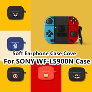 【จัดส่งรวดเร็ว】เคสหูฟัง แบบนิ่ม ลายการ์ตูนคุมะมง สําหรับ Sony WF-LS900N Sony LinkBuds S