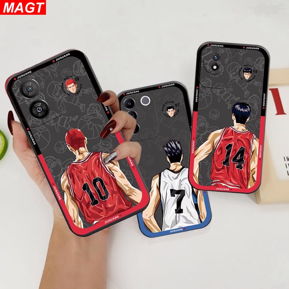 เคสมือถือ แบบนิ่ม ลายการ์ตูนอนิเมะบาสเก็ตบอล สําหรับ VIVO V27E Y02 IQOO Z7x V25E Y16 Y35 Y21T Y21S Y