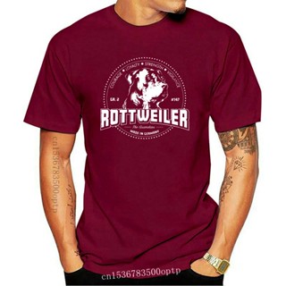 เสื้อยืด ผ้าฝ้าย พิมพ์ลายสุนัข Rottweiler Metzgerhund Lover สไตล์วินเทจ คลาสสิก สําหรับผู้ชาย