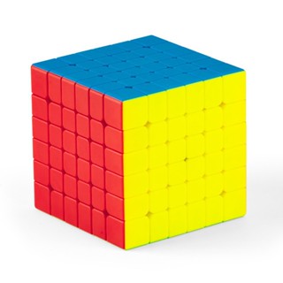 Diansheng ลูกบาศก์แม่เหล็ก คุณภาพสูง 6x6 7x7 สีพื้น หมุนง่าย