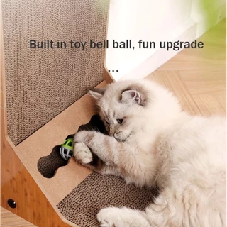 CAT TOY กระดาษลับเล็บแมวหลากสี คละสี ขนาด 43x21.5x3.5 cm.ที่ลับเล็บแมว ของเล่นแมว *****มีหลายแบบให้เลือก