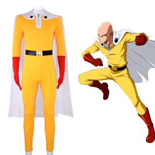 พร้อมส่ง เครื่องแต่งกายคอสเพลย์ One Punch Man Saitama Trembling Tornado Hell Blowing Snow cos