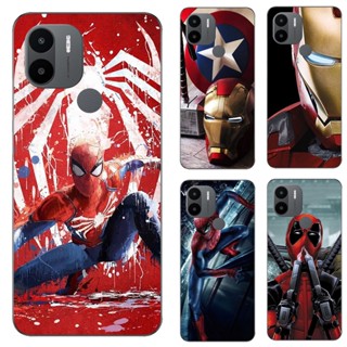 เคสโทรศัพท์ซิลิโคน TPU แบบนิ่ม ลายซุปเปอร์ฮีโร่ Marvel สําหรับ Xiaomi Redmi A2 Plus