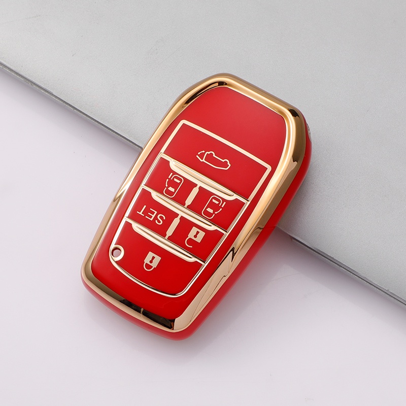 เคสรีโมตกุญแจรถยนต์ 6 ปุ่ม อุปกรณ์เสริม สําหรับ Toyota Alphard VELLFIRE NOAH Previa 30 Series