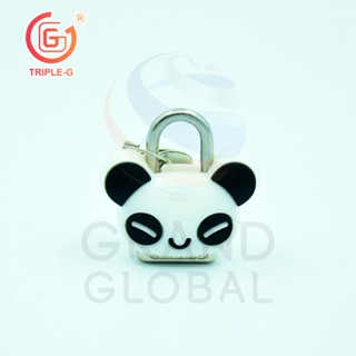 The Lock Triple-G พวงกุญแจ แม่กุญแจ ล็อคกระเป๋า กุญแจ ล็อค หุ้มยาง ลายสัตว์การ์ตูน น่ารัก cartoon lock