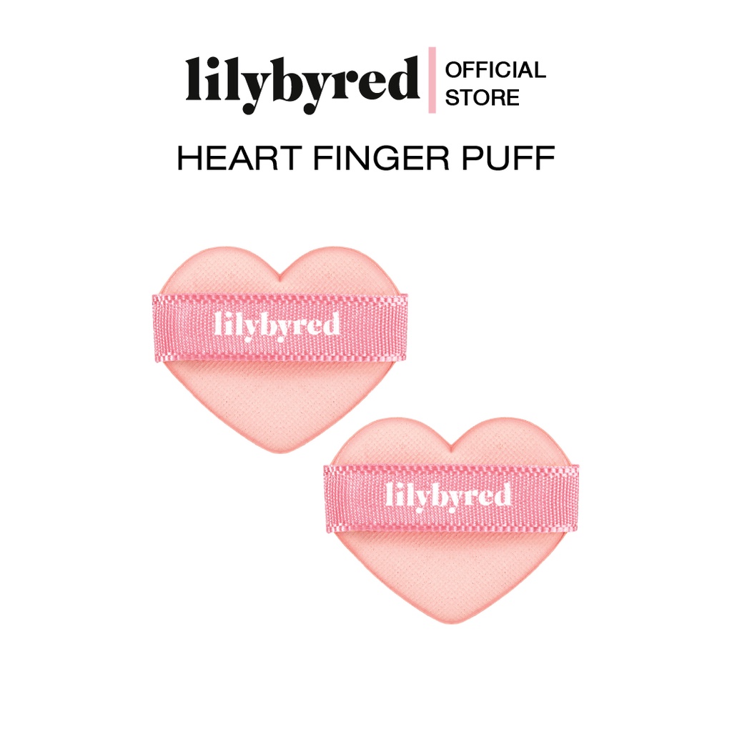 LILYBYRED HEART FINGER PUFF (2ชิ้น)