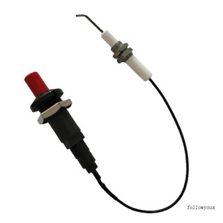 Fol ปุ่มกดอิเล็กโทรด Piezo Igniter Wire 30 ซม. สําหรับเตาแก๊ส เตาอบ ครัว บาร์บีคิว