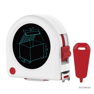 Fol เทปไม้บรรทัดอิเล็กทรอนิกส์ หน้าจอ LCD สแตนด์บายนาน สําหรับวาดภาพ