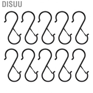 Disuu S Shaped Hook  10Pcs Space Saving Hanging Hooks Deformation Free  for Home