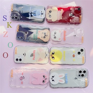 Skzoo เคสโทรศัพท์มือถือนิ่ม แบบใส กันกระแทก ลาย BBOKARI HAN FOXI-NY LEEBIT PUPPYM JINIRET DWAEKKI WOFLCHAN สําหรับ iPhone 13 12Promax 12Mini 13PRO 13Promax 13Mini