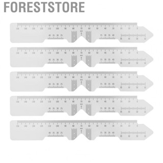 Foreststore Ophthalmic PD Ruler  Pupil Distance Meter Plastic Material Wear Resistant Easy To Use  for Opticians