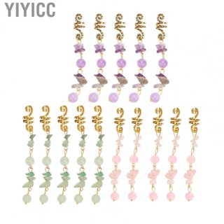 Yiyicc Hair Dreadlock Jewelry  Pendant Hair Jewelry Easy Wearing Spring  for Wedding