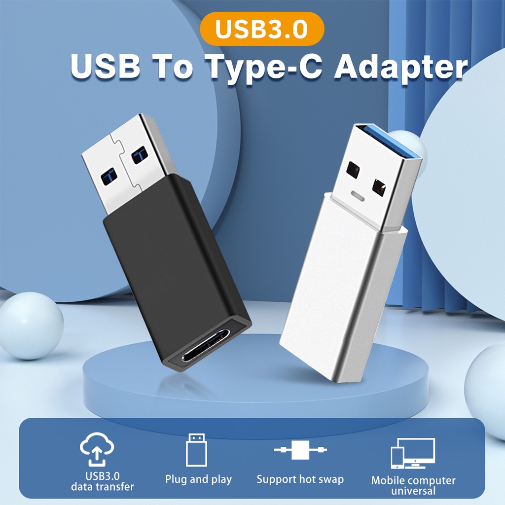 อะแดปเตอร์แปลง USB 3.0 ตัวผู้ (ประเภท-A) เป็น USB3.1 ตัวเมีย (ประเภท-C) สำหรับ