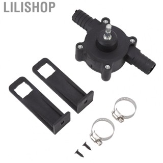 Lilishop Electric Drill Fluid Transfer Pump Water Oil Fluid Transfer Pump Plastic for  Fertilizers