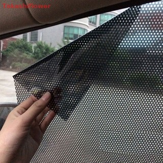 (Takashiflower) 2pcs Universal PVC Car Window Sunshades Electrostatic Sticker Car Styling Car Sunroof Solar Film Shade UV Protector Accessories