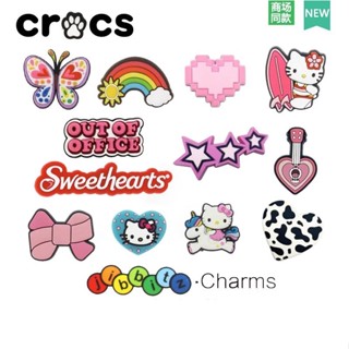 ใหม่ จี้รูปแมวน่ารัก Crocs jibbitz Shore Charms Katie Cat jibbitz 2023