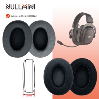 Nullmini ฟองน้ําหูฟัง ผ้ากํามะหยี่ แบบเปลี่ยน สําหรับ Havit H2002d