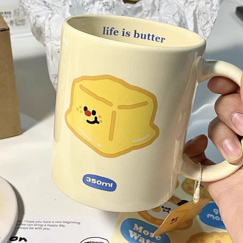 ถ้วยลายครีมชีสเซรามิก แก้วเซรามิก ใส่ได้ทั้งร้อนและเย็น - รูปที่ 4