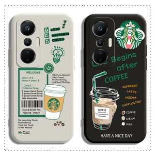 เคส Infinix HOT NOTE 8 10 11 11S 12 12I PRO 5G NFC G96 G88 PRO 5G โทรศัพท์มือถือแบบนิ่ม ลาย Starbucks สีดํา ขาว สําหรับ