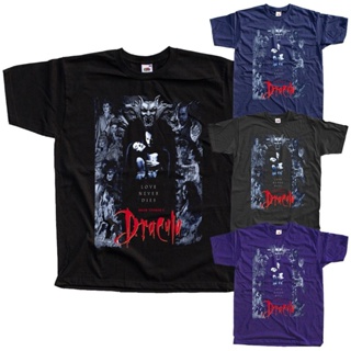 เสื้อยืดผ้าฝ้าย พิมพ์ลายโปสเตอร์สยองขวัญ Dracula V11 ทุกขนาด ไซซ์ S-5Xl