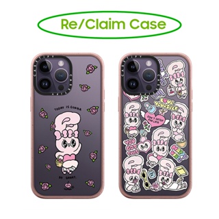 Casetify เคสแข็ง ลายกระต่ายอีสเตอร์น่ารัก สําหรับ iPhone 11 12 13 14 Pro Max