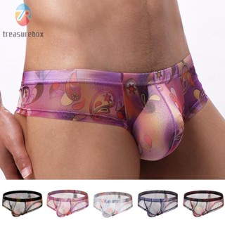 【TRSBX】Male Men Underpants Sheer Slim Stretch Knickers Lingerie Sexy Bulge Pouch