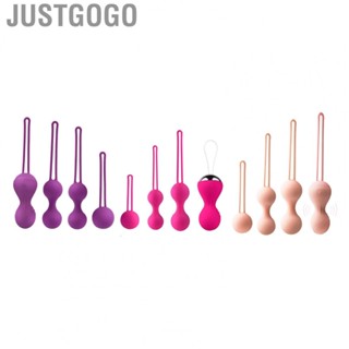 Justgogo Kegel Ball  Rechargeable Exercise Tightening 4pcs Pelvic Floor Muscle Trainer for Women Home