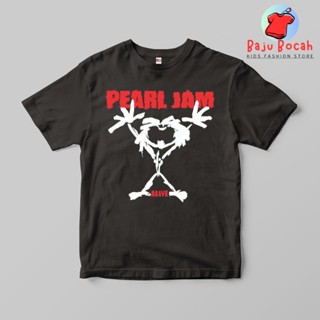 เสื้อยืด พิมพ์ลาย PEARL JAM พรีเมี่ยม สําหรับเด็กผู้ชาย และผู้หญิง อายุ 1-9 ปี