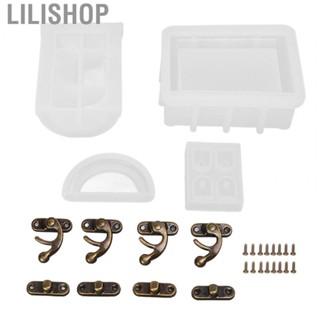 Lilishop Treasure  Silicone Molds Resin Box Molds Easy Demoulding for DIY Craft