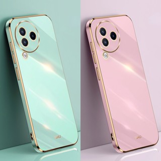 เคสโทรศัพท์ TPU แบบนิ่ม ป้องกันเลนส์กล้อง ทรงสี่เหลี่ยม หรูหรา สําหรับ Xiaomi Civi 3